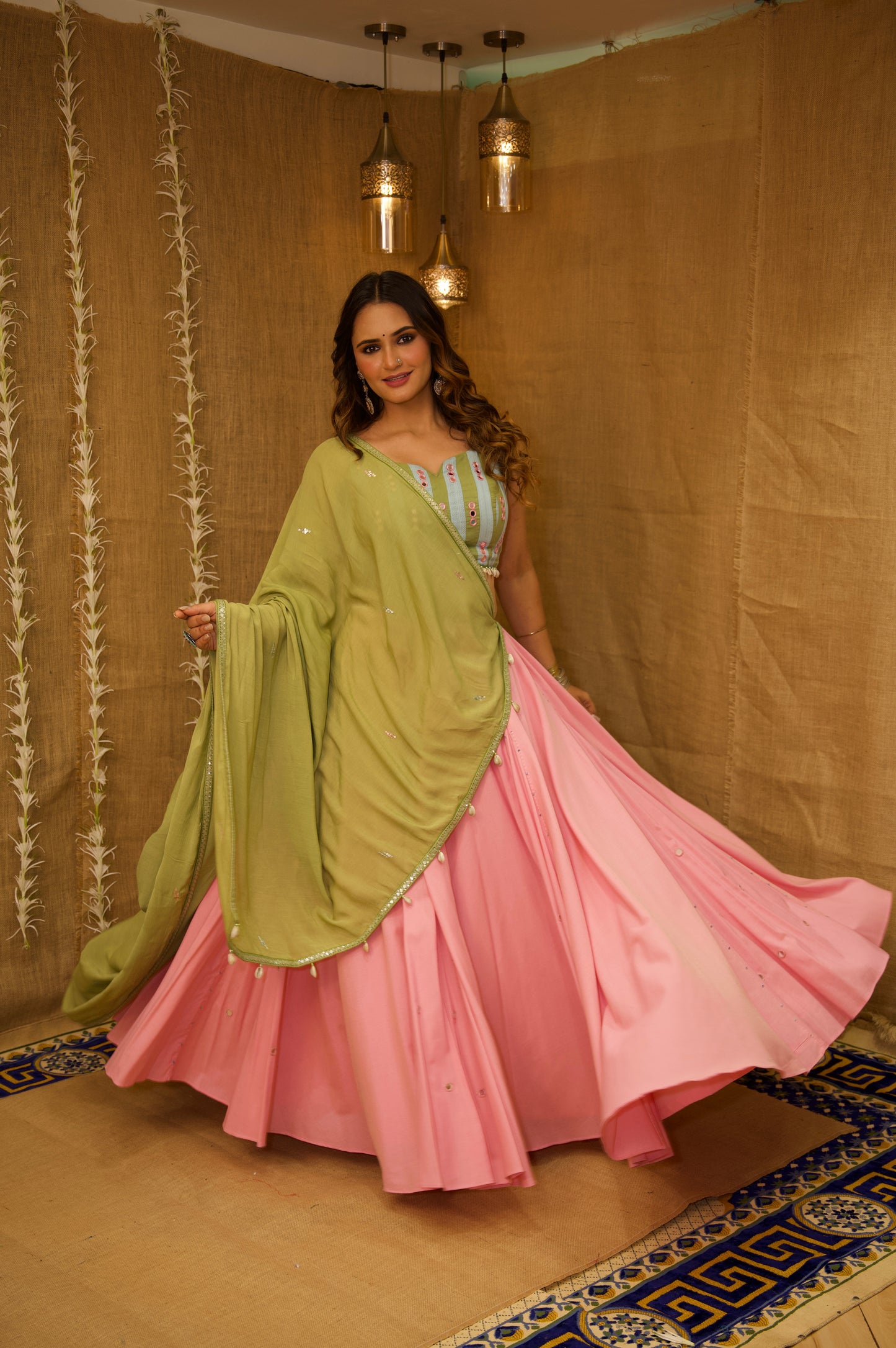 Sunehra pink set