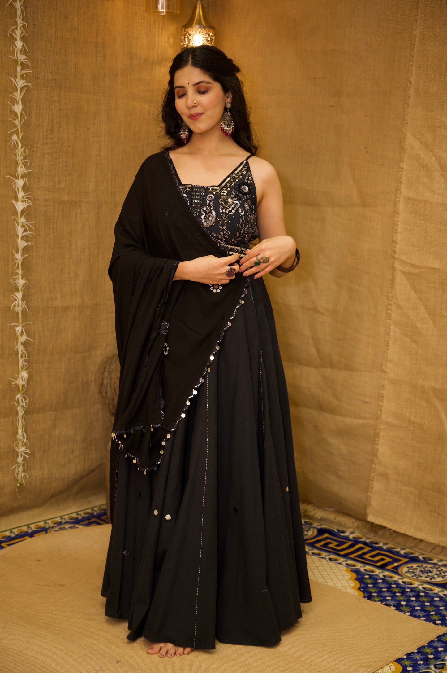 Black Chandni Set