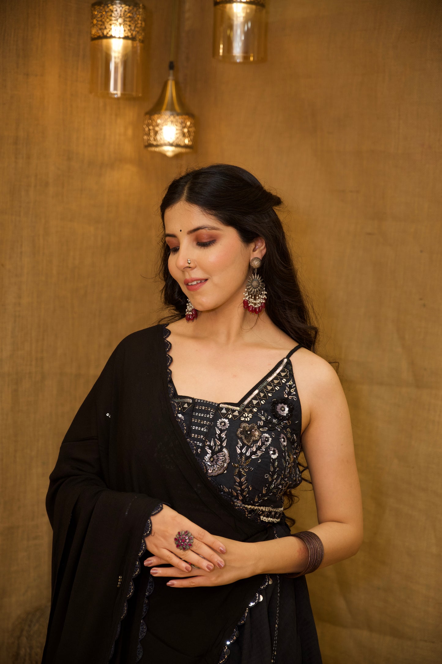 Black Chandni Set