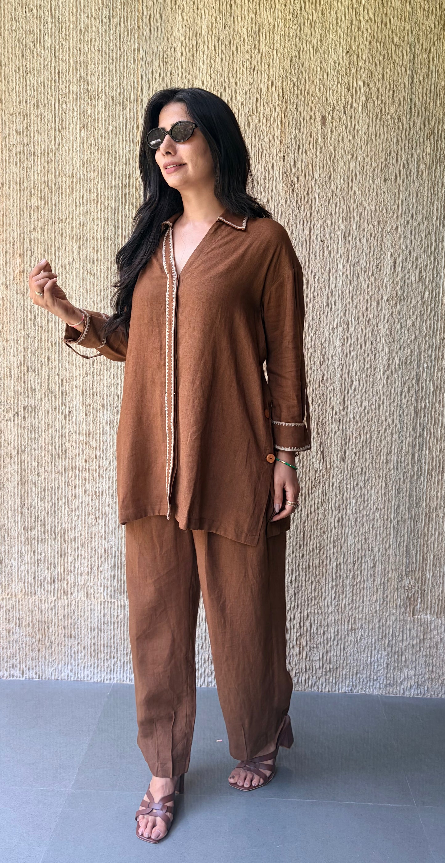 Sand Brown Oasis coord set