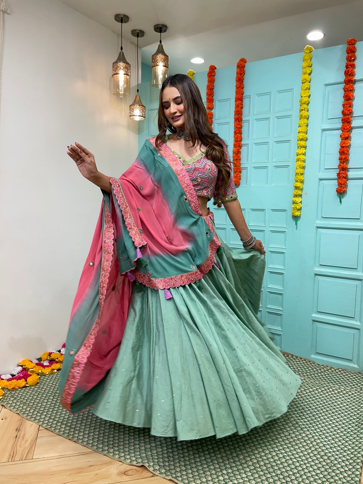 'प्रेमरंग' Navratri Lehenga