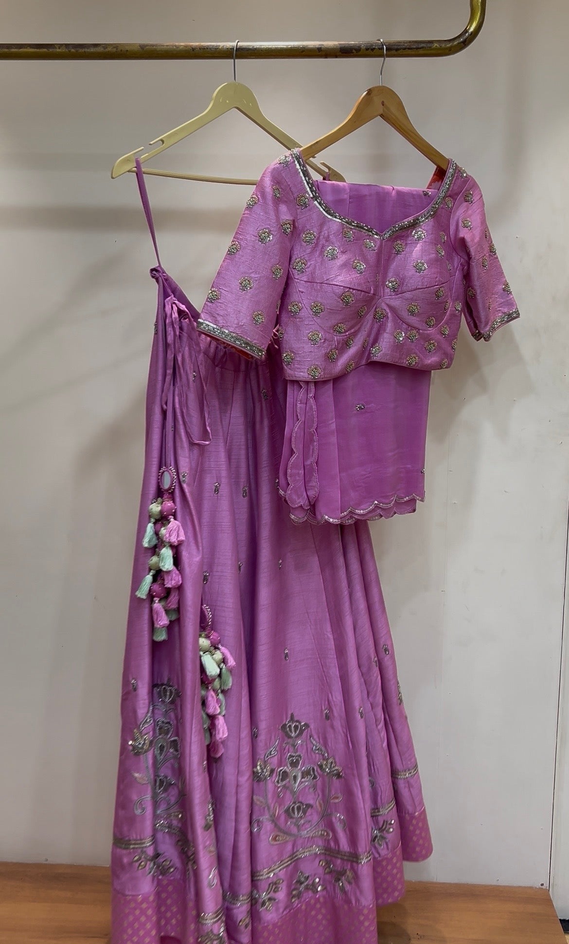 Bridesmaid Lavender Lehenga