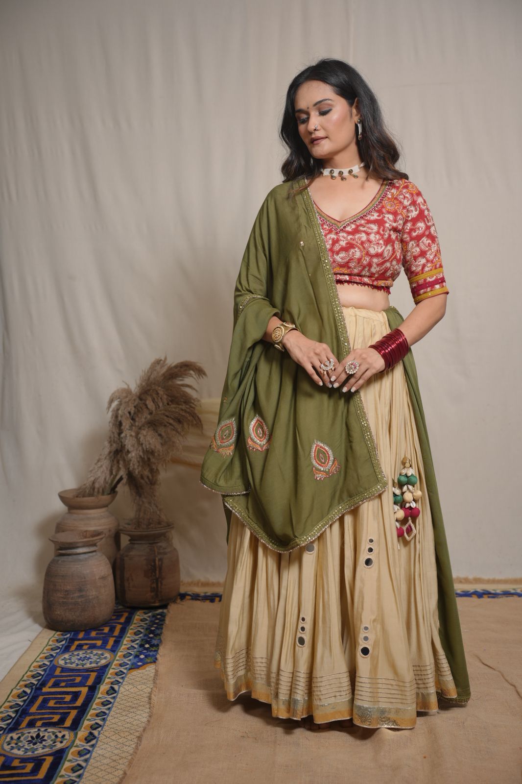 Amaya Golden Lehenga