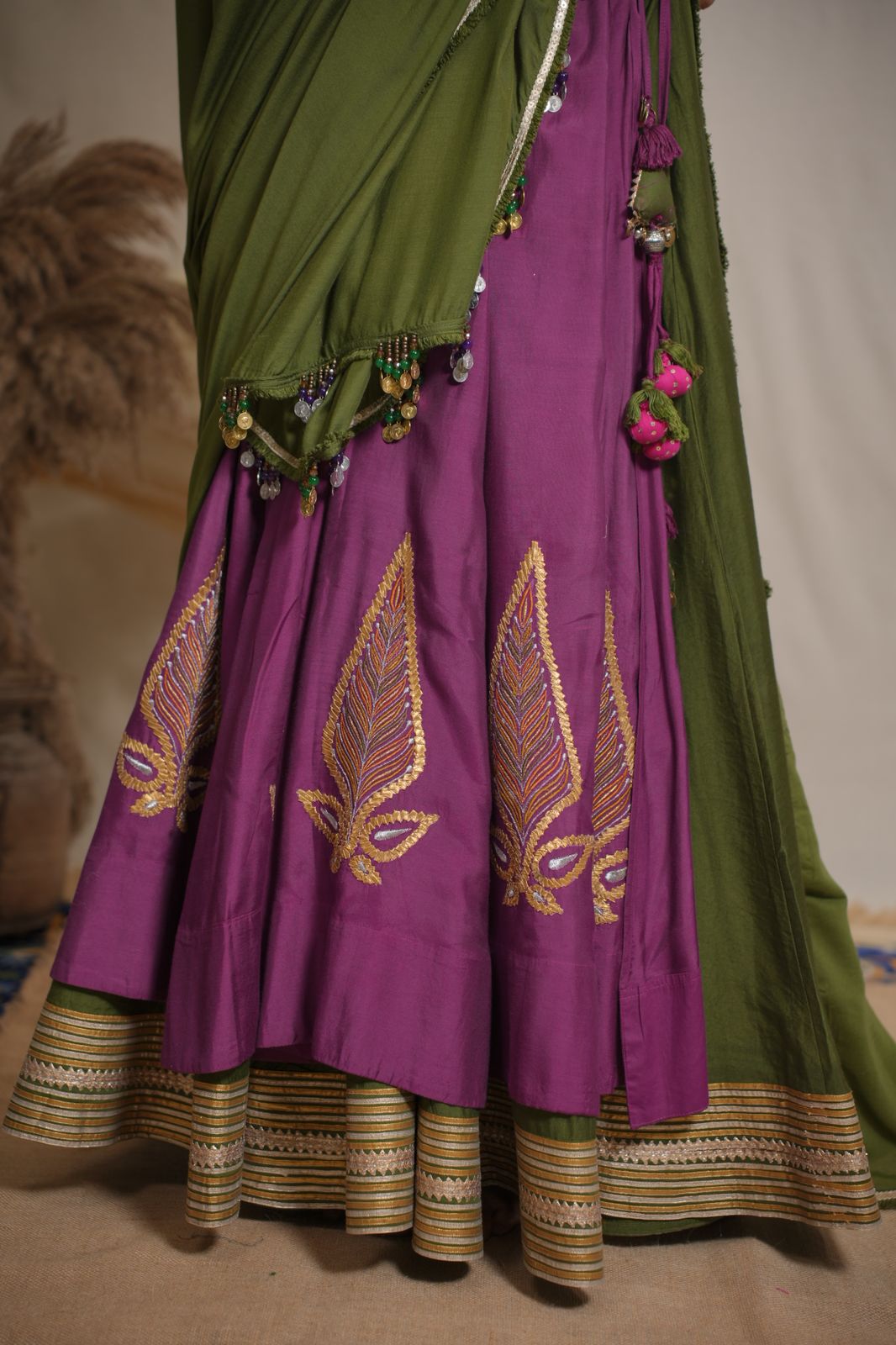 Rivaaz Double Layered Lehenga