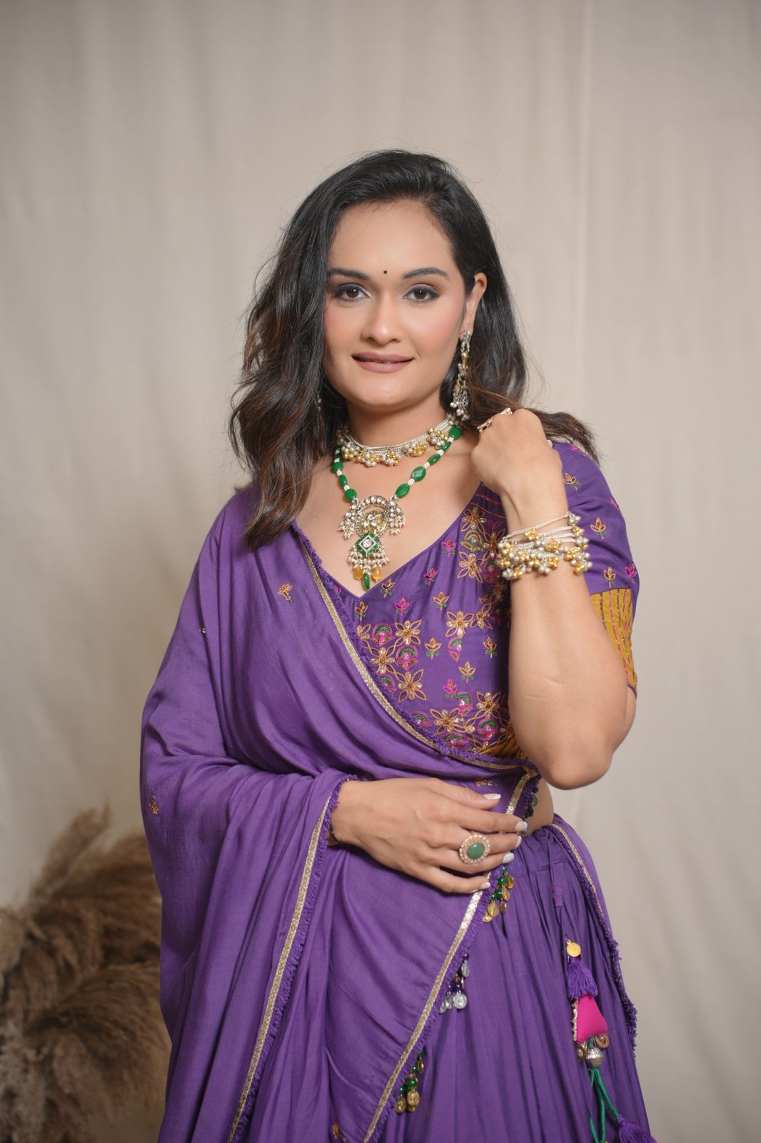 Rivaaz Double Layered Lehenga