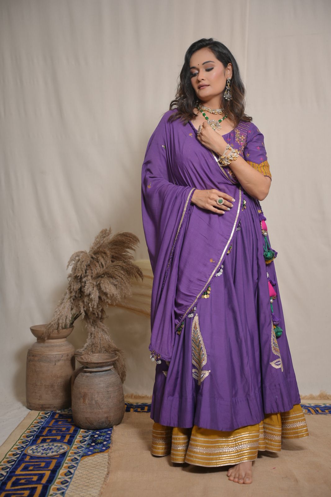 Rivaaz Double Layered Lehenga