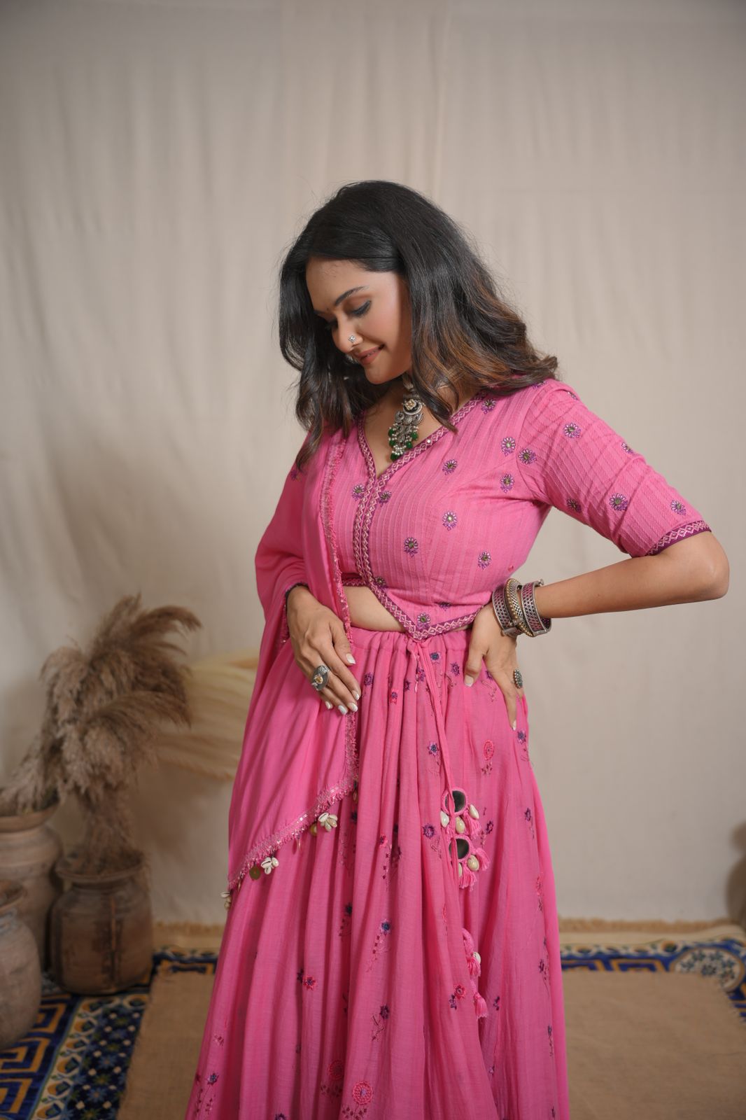 Gulmira Sweet Pink Lehenga