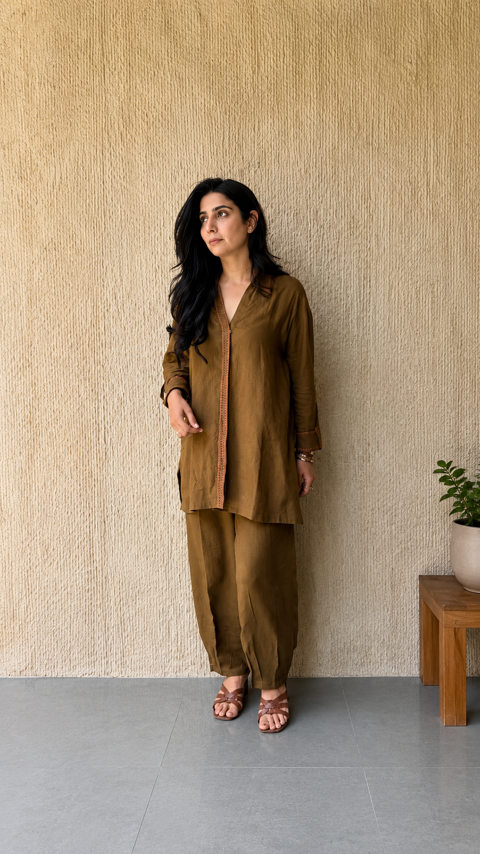 Olive oasis coord set