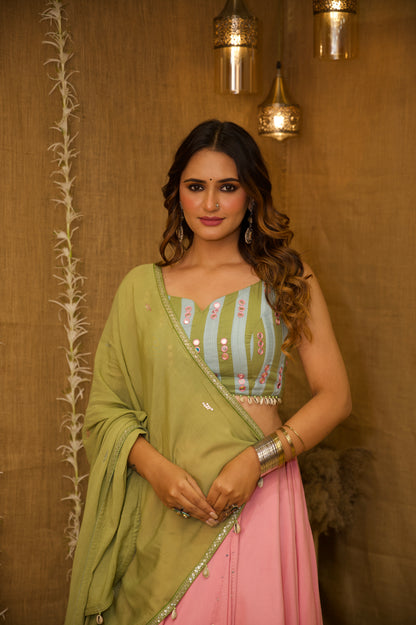 Sunehra pink set