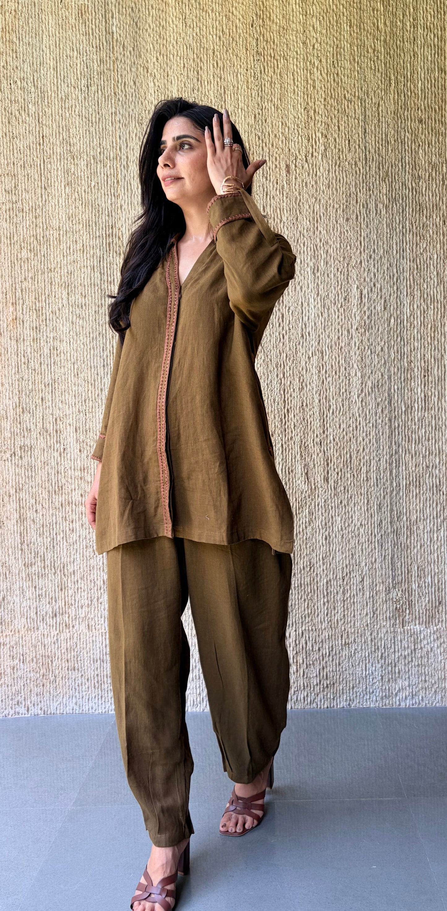 Olive oasis coord set