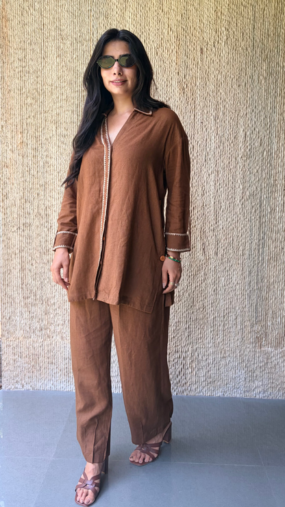 Sand Brown Oasis coord set
