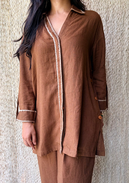 Sand Brown Oasis coord set