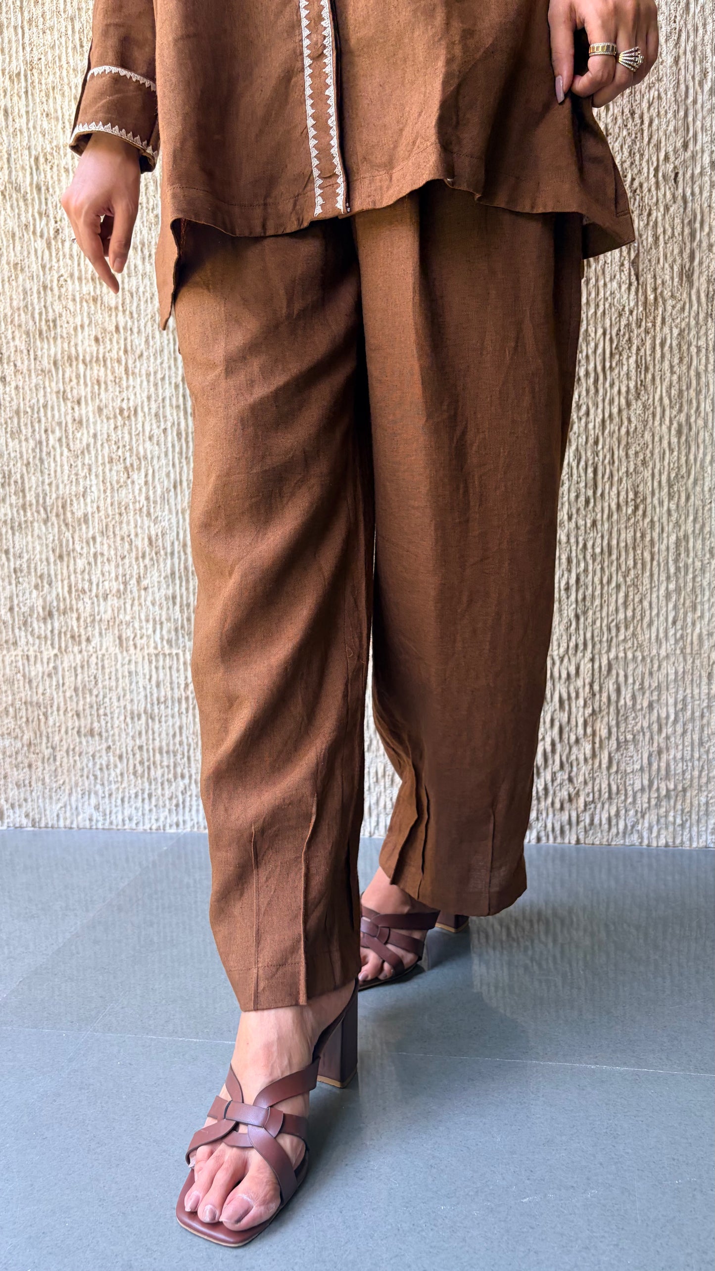 Sand Brown Oasis coord set