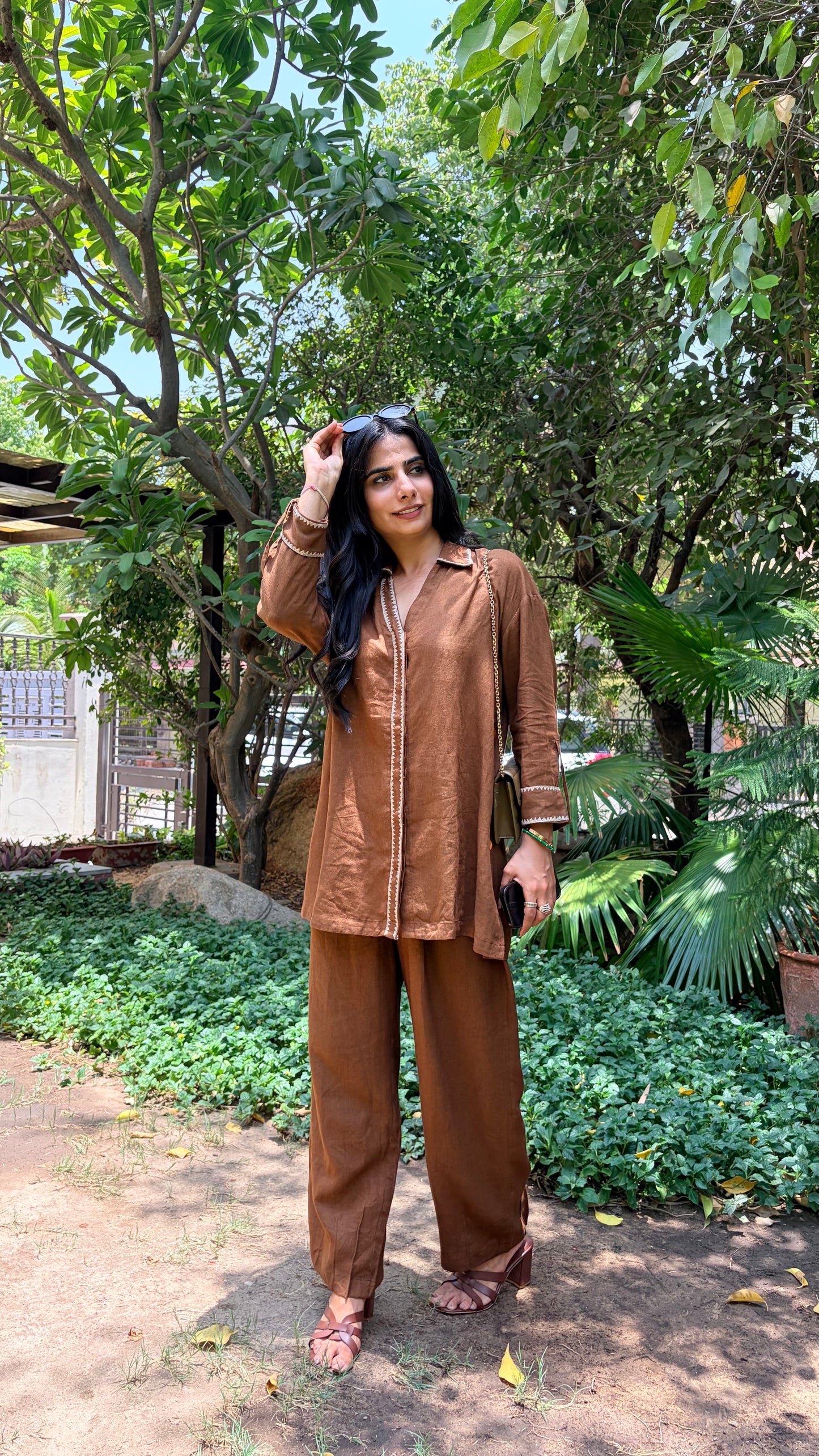 Sand Brown Oasis coord set