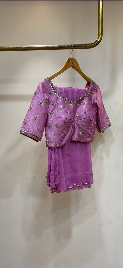Bridesmaid Lavender Lehenga