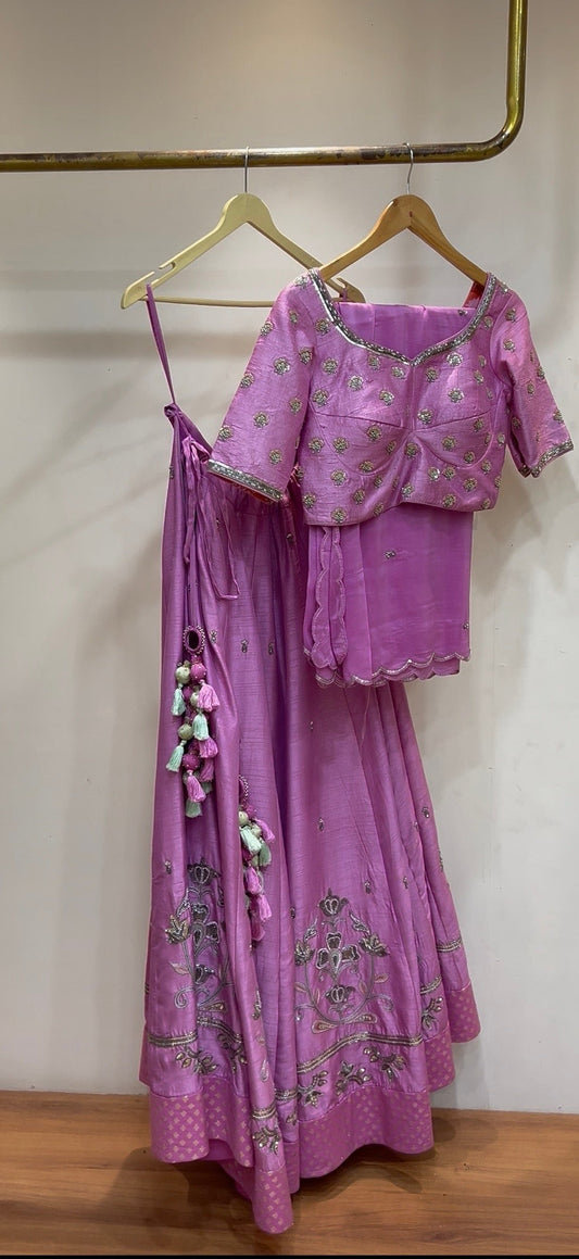 Bridesmaid Lavender Lehenga