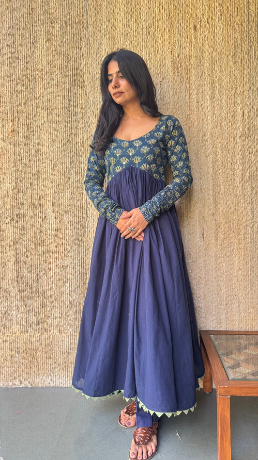 'Blue Rahi' Anarkali