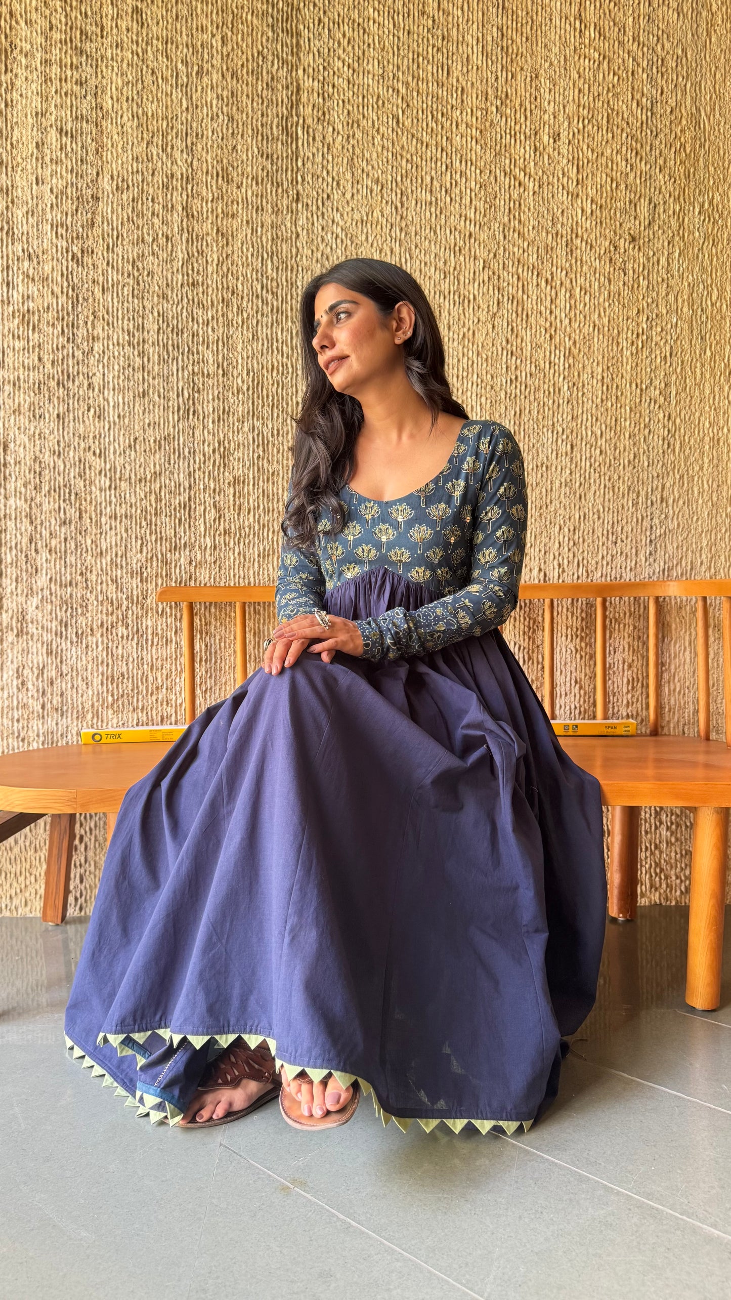 'Blue Rahi' Anarkali