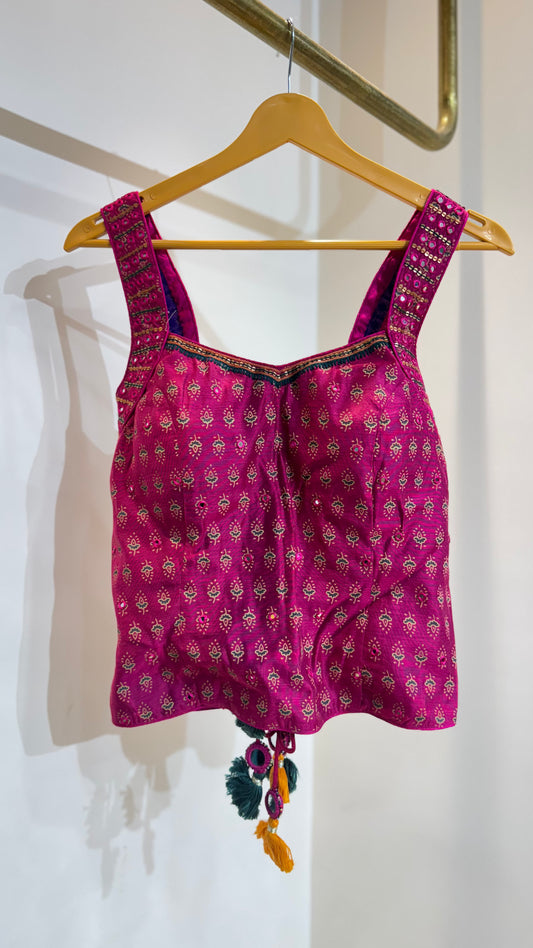 Pink Kedia Blouse