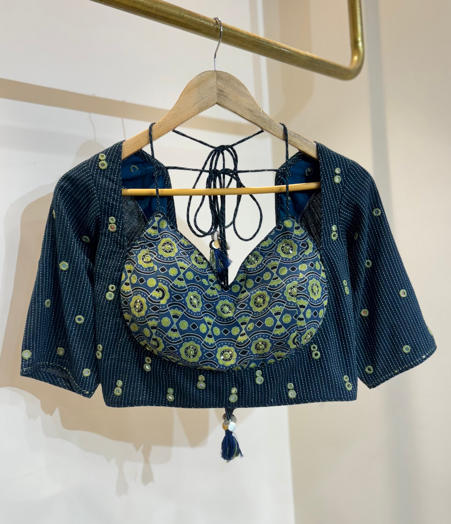 Indigo Blue Blouse