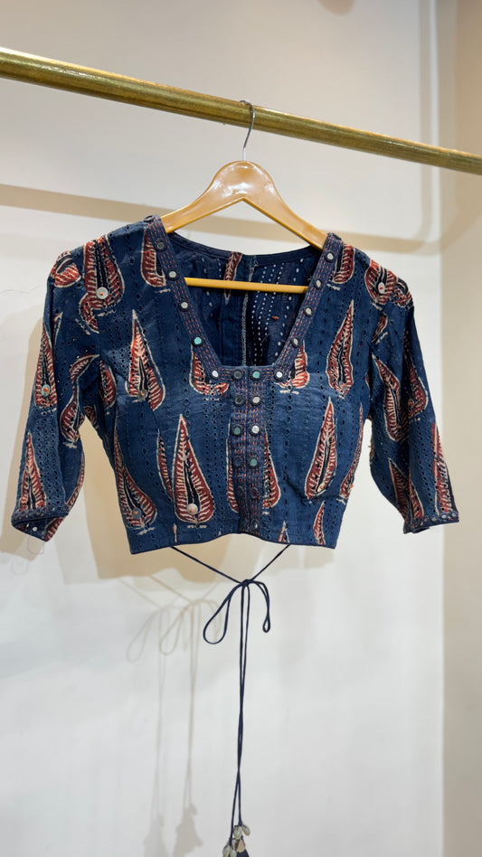 Hakoba Hand Block Blouse