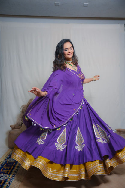 Rivaaz Double Layered Lehenga