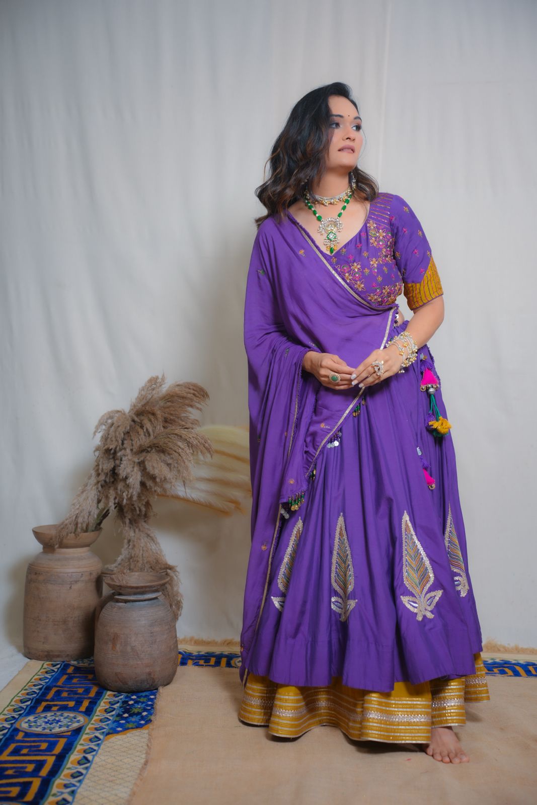 Rivaaz Double Layered Lehenga