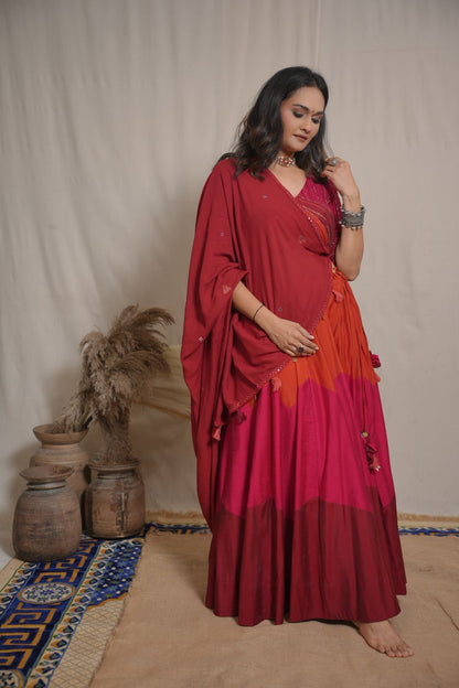 Hira Gulaab Lehenga