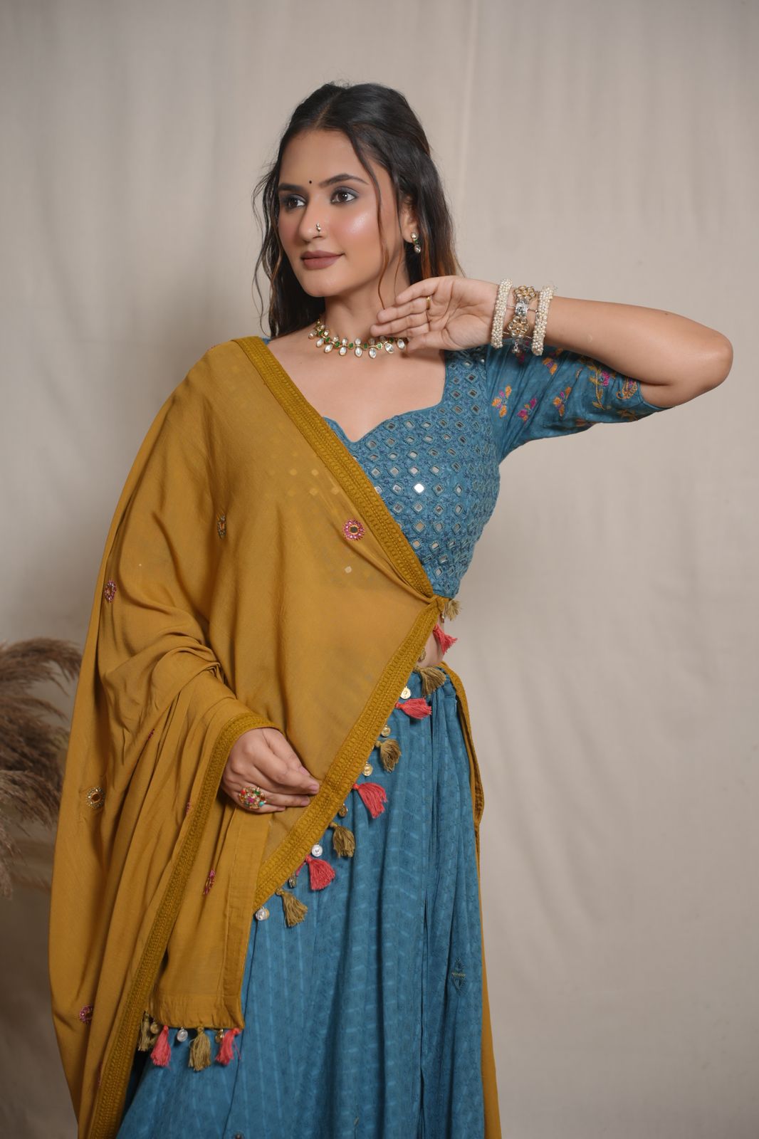 Chhavi Blue Lehenga