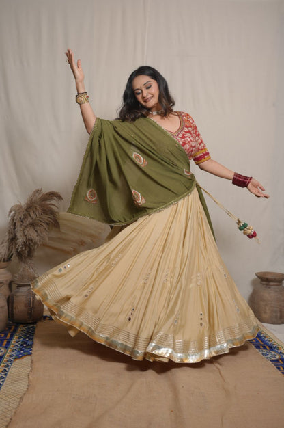 Amaya Golden Lehenga