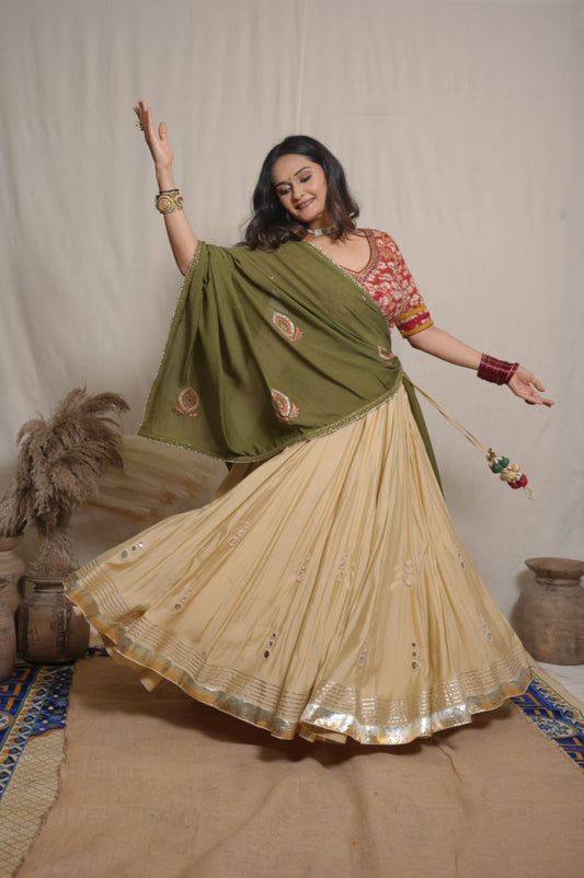 Amaya Golden Lehenga