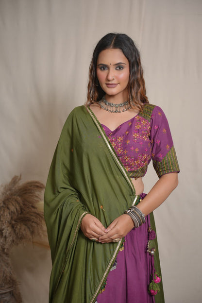 Rivaaz Double Layered Lehenga