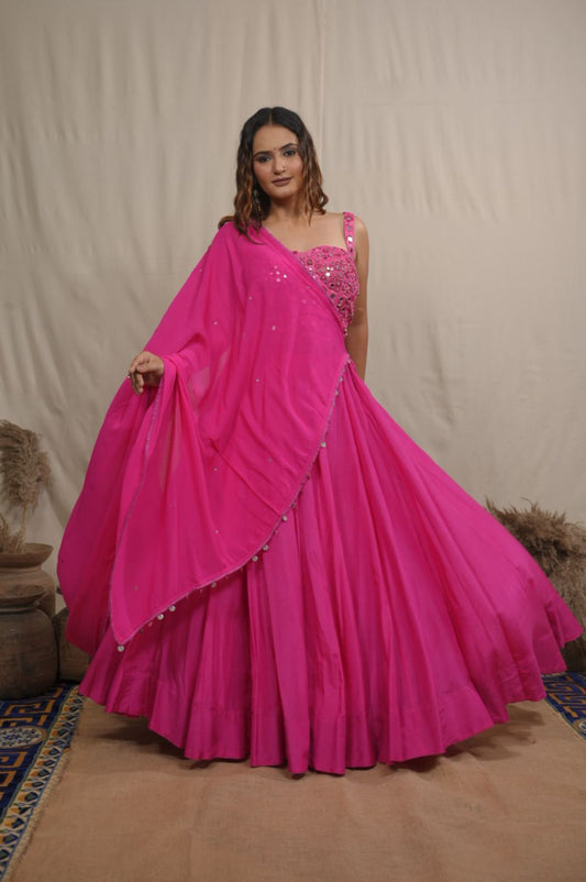 Gulab Corset Lehenga
